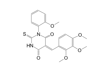 (5Z)-1-(2-methoxyphenyl)-2-thioxo-5-(2,3,4-trimethoxybenzylidene)dihydro-4,6(1H,5H)-pyrimidinedione