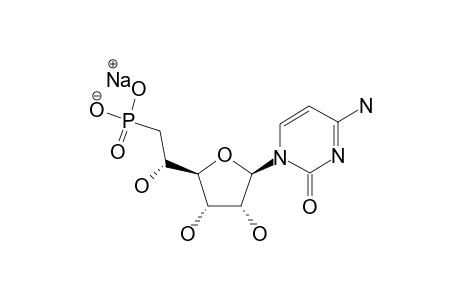 1-[6'-DEOXY-6'-PHOSPHONO-BETA-D-RIBO-(5'R)-HEXAFURANOSYL]-CYTOSINE-SODIUM-SALT