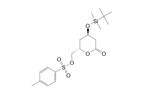 (4R,6S)-4-TERT.-BUTYLDIMETHYLSILYLOXY-6-(PARA-TOSYLOXYMETHYL)-TETRAHYDROPYRAN-2-ONE