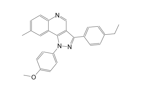 3-(4-ethylphenyl)-1-(4-methoxyphenyl)-8-methyl-1H-pyrazolo[4,3-c]quinoline