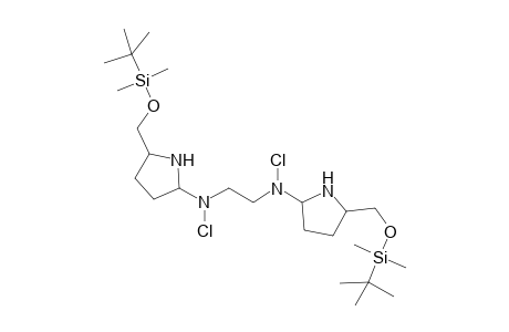N,N-bis[[2'-{ [(t-Butyl)-dimethylsilyl]oxy}methyl]-3',4'-dihydro-2H-pyrrol-5'-yl}-ethane-1,2-diamine-di(hydrochloride)