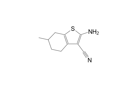 2-Amino-6-methyl-4,5,6,7-tetrahydro-1-benzothiophene-3-carbonitrile