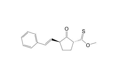 S-Methyl trans-5-styryl-2-oxocyclopentane-r-1-thiocarboxylate