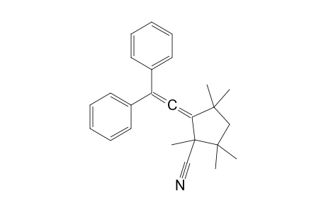 2-Cyano-1-di(phenyl)vinylidene-2,3,3,5,5-pentamethylcyclopentane
