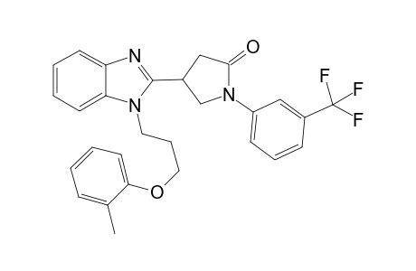 2-Pyrrolidinone, 4-[1-[3-(2-methylphenoxy)propyl]-1H-1,3-benzimidazol-2-yl]-1-[3-(trifluoromethyl)phenyl]-