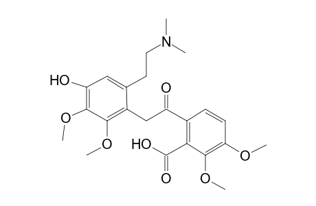 Narceine-M (demethylenyl-methyl-) isomer 2 MS2