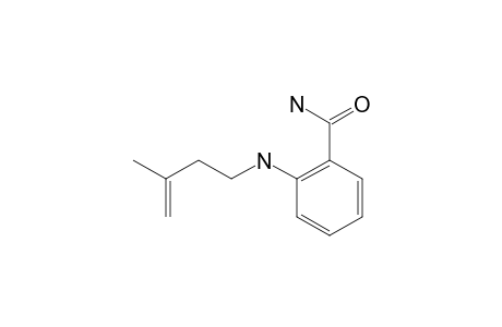 2-[(3'-methylbut-3'-enyl)amino]benzamide