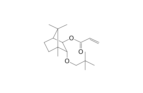 4,7,7-Trimethyl-3-(neopentyloxy)bicyclo[2.2.1]hept-2-yl acrylate