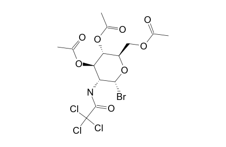 3,4,6-TRI-O-ACETYL-2-DEOXY-2-TRICHLOROACETAMIDO-ALPHA-D-GLUCOPYRANOSYL-BROMIDE