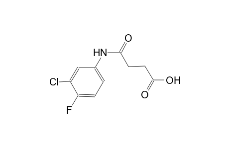 4-(3-chloro-4-fluoroanilino)-4-oxobutanoic acid
