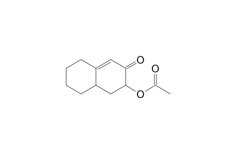 2(3H)-Naphthalenone, 3-(acetyloxy)-4,4a,5,6,7,8-hexahydro-