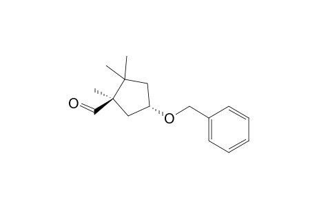 (1R,4S)-1,2,2-trimethyl-4-phenylmethoxy-1-cyclopentanecarboxaldehyde