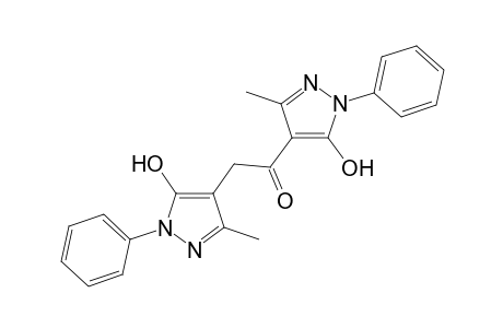 1,2-Bis(5-hydroxy-3-methyl-1-phenyl-1H-pyrazol-4-yl)ethan-1-one