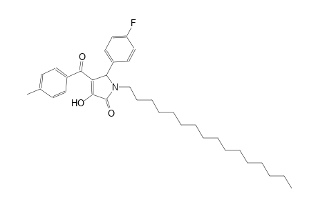 5-(4-fluorophenyl)-1-hexadecyl-3-hydroxy-4-(4-methylbenzoyl)-1,5-dihydro-2H-pyrrol-2-one