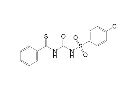 1-[(p-chlorophenyl)sulfonyl]-3-(thiobenzoyl)urea