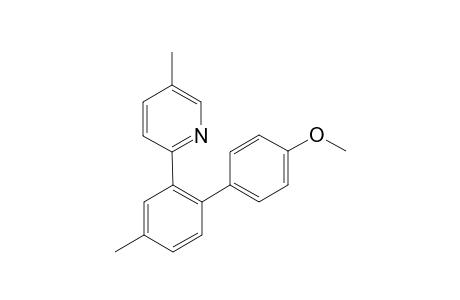 2-(4'-Methoxy-4-methyl-[1,1'-biphenyl]-2-yl)-5-methylpyridine