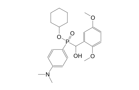 cyclohexyl (2,5-dimethoxyphenyl)(hydroxy)methyl[4-(dimethylamino)phenyl]phosphinate