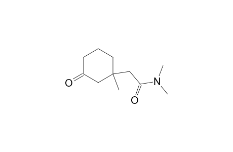 N,N-dimethyl-2-(1'-methyl-3'-oxocyclohexyl)ethanmide