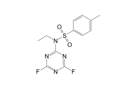 2-(N-ETHYL-4-METHYLBENZENESULFONAMIDO)-4,6-DIFLUORO-1,3,5-TRIAZINE