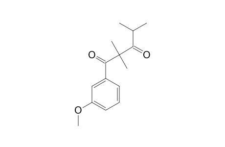1-(3-METHOXYPHENYL)-2,2,4-TRIMETHYL-1,3-PENTADIONE