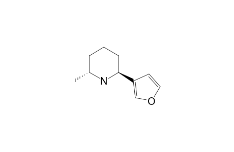 (2S,6R)-2-furan-3-yl-6-methylpiperidine