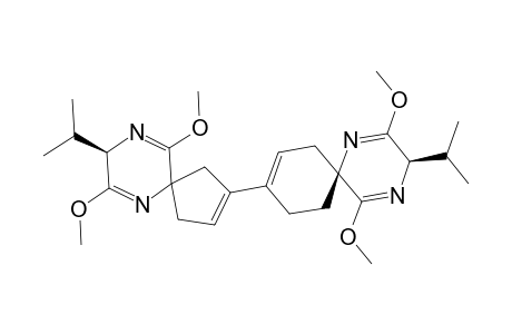 (2S,5R)-2,5-Dihydro-5-isopropyl-3,6-dimethoxy-4'-[(2R,5R)-2,5-dihydro-5-isopropyl-3,6-dimethoxypyrazin-2-spiro-(cyclopent-3'-en-3'-yl)]pyrazine-2-spiro(cyclohex-3'-ene)