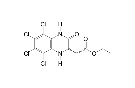 3,4-DIHYDRO-3-OXO-5,6,7,8-TETRACHLORO-DELTA^2^(^1^H^)^,^alpha-QUINOXALINEACETIC ACID, ETHYL ESTER