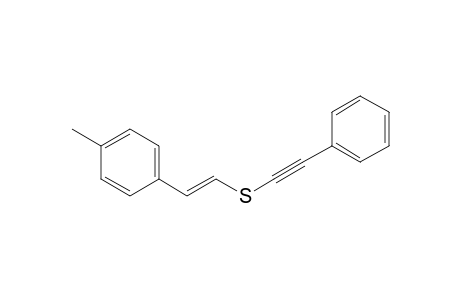 4-Methylstyryl Phenylethynyl sulfide