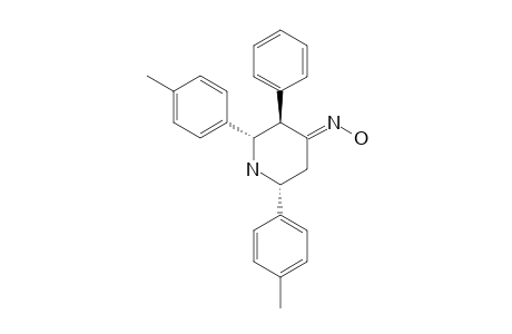 2,6-DI-(4-METHYLPHENYL)-3-PHENYL-PIPERIDIN-4-ONE-OXIME