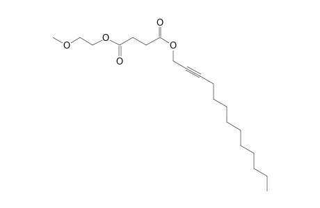 Succinic acid, tridec-2-yn-1-yl 2-methoxyethyl ester