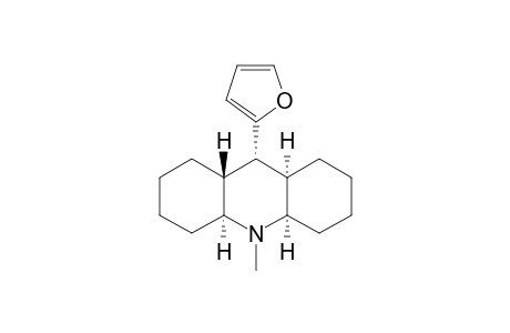 TRANS-ANTI-CIS-9-(2-FURYL)-10-METHYLPERHYDROACRIDINE