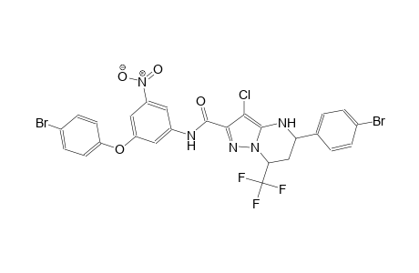 N-[3-(4-bromophenoxy)-5-nitrophenyl]-5-(4-bromophenyl)-3-chloro-7-(trifluoromethyl)-4,5,6,7-tetrahydropyrazolo[1,5-a]pyrimidine-2-carboxamide