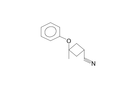 (E)-3-METHYL-3-PHENOXYCYCLOBUTAN-1-CARBONITRILE