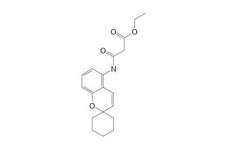 2-ETHOXYCARBONYL-N-[SPIRO-(2H-BENZO-[B]-PYRANO-2,1'-CYCLOHEXAN-5-YL)]-ACETAMIDE