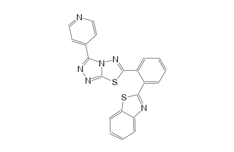 benzothiazole, 2-[2-[3-(4-pyridinyl)[1,2,4]triazolo[3,4-b][1,3,4]thiadiazol-6-yl]phenyl]-