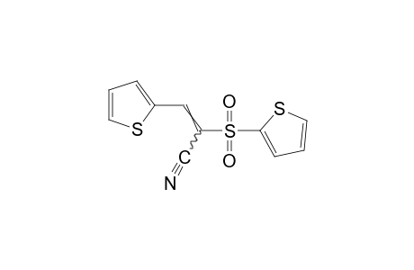 alpha-[(2-thienyl)sulfonyl]-2-thiopheneacrylonitrile