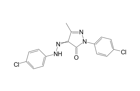 1-(4-Chlorophenyl)-4-(4-chlorophenylhydrazo)-3-methyl-1,2-pyrazolin-5-one