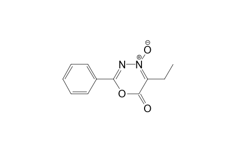 5-Ethyl-2-phenyl-1,3,4-oxadiazin-6-one 4-oxide