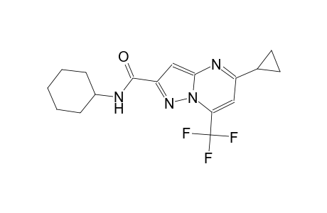N-cyclohexyl-5-cyclopropyl-7-(trifluoromethyl)pyrazolo[1,5-a]pyrimidine-2-carboxamide