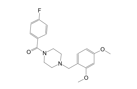 1-(2,4-dimethoxybenzyl)-4-(4-fluorobenzoyl)piperazine
