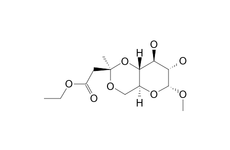 METHYL-4,6-O-[(S)-2-ETHOXYCARBONYL-PROPYLIDENE]-ALPHA-D-GLUCOPYRANOSIDE