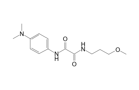 N-(4-Dimethylamino-phenyl)-N'-(3-methoxy-propyl)-oxalamide