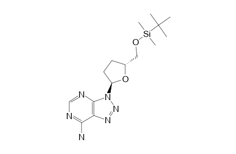 7-AMINO-3-(2,3-DIDEOXY-5-O-[(1,1-DIMETHYLETHYL)-DIMETHYLSILYL]-ALPHA-D-GLYCERO-PENTOFURANOSYL)-3H-1,2,3-TRIAZOLO-[4,5-D]-PYRIMIDINE