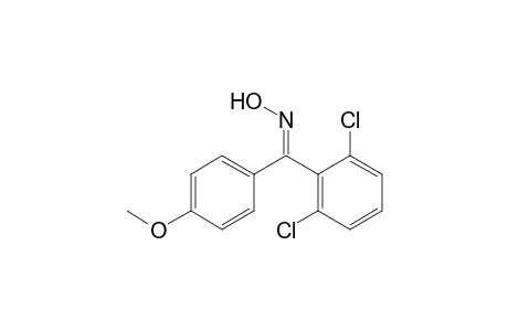 (2,6-dichlorophenyl)-(4-methoxyphenyl)methanone oxime