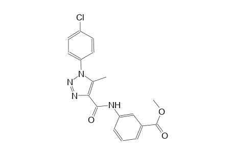 benzoic acid, 3-[[[1-(4-chlorophenyl)-5-methyl-1H-1,2,3-triazol-4-yl]carbonyl]amino]-, methyl ester