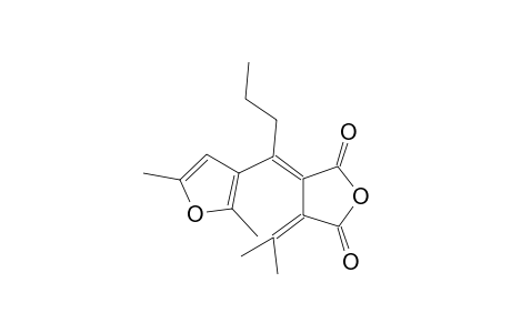 (E)-2-[1-(2,5-Dimethyl-3-furyl)butylidene]-3-isopropylidenesuccinic anhydride