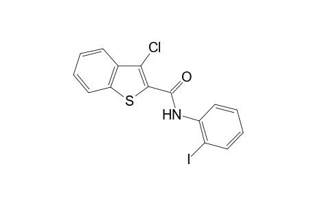 3-Chloro-N-(2-iodophenyl)-1-benzothiophene-2-carboxamide