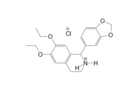 isoquinolinium, 1-(1,3-benzodioxol-5-yl)-6,7-diethoxy-1,2,3,4-tetrahydro-, chloride