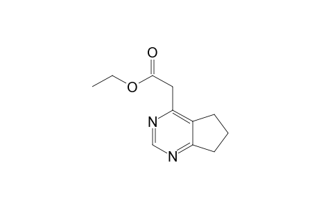 Ethyl 2-(6,7-Dihydro-5H-cyclopenta[d]pyrimidin-4-yl)acetate
