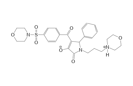 1-(3-(morpholino-4-ium)propyl)-4-(4-(morpholinosulfonyl)benzoyl)-2-oxo-5-phenyl-2,5-dihydro-1H-pyrrol-3-olate